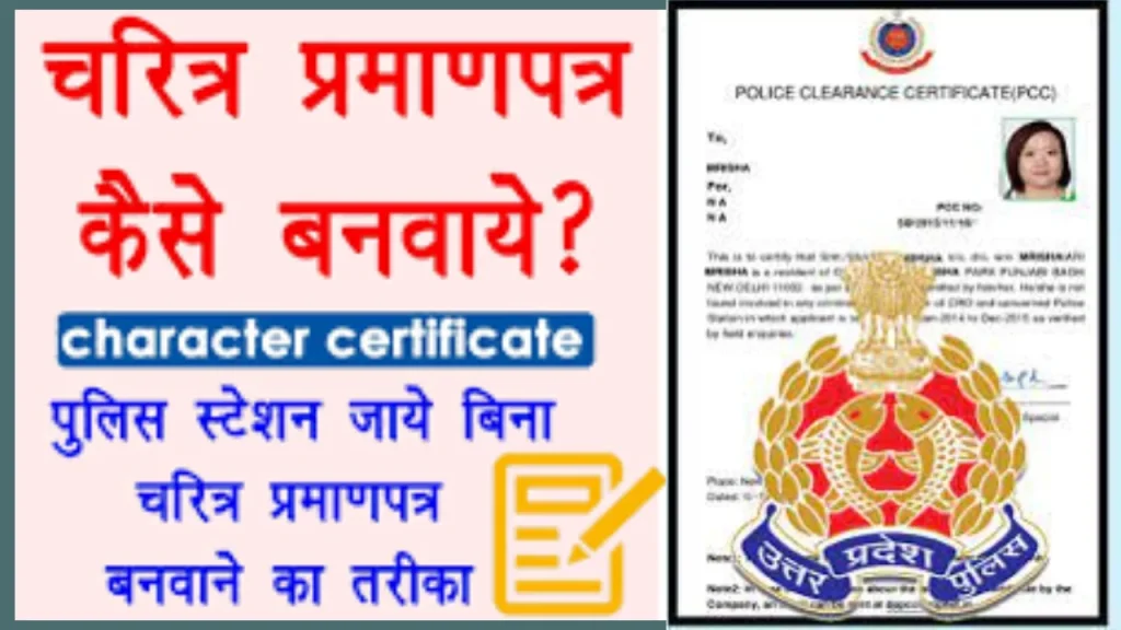 Character certificate online