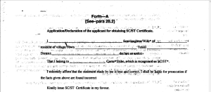 Hp caste certificate online apply form pdf 